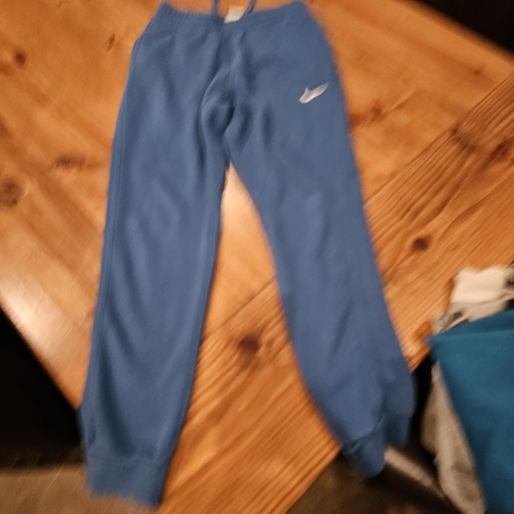 Nike Mens Blue Joggers Relaxed Fit Sweatpants